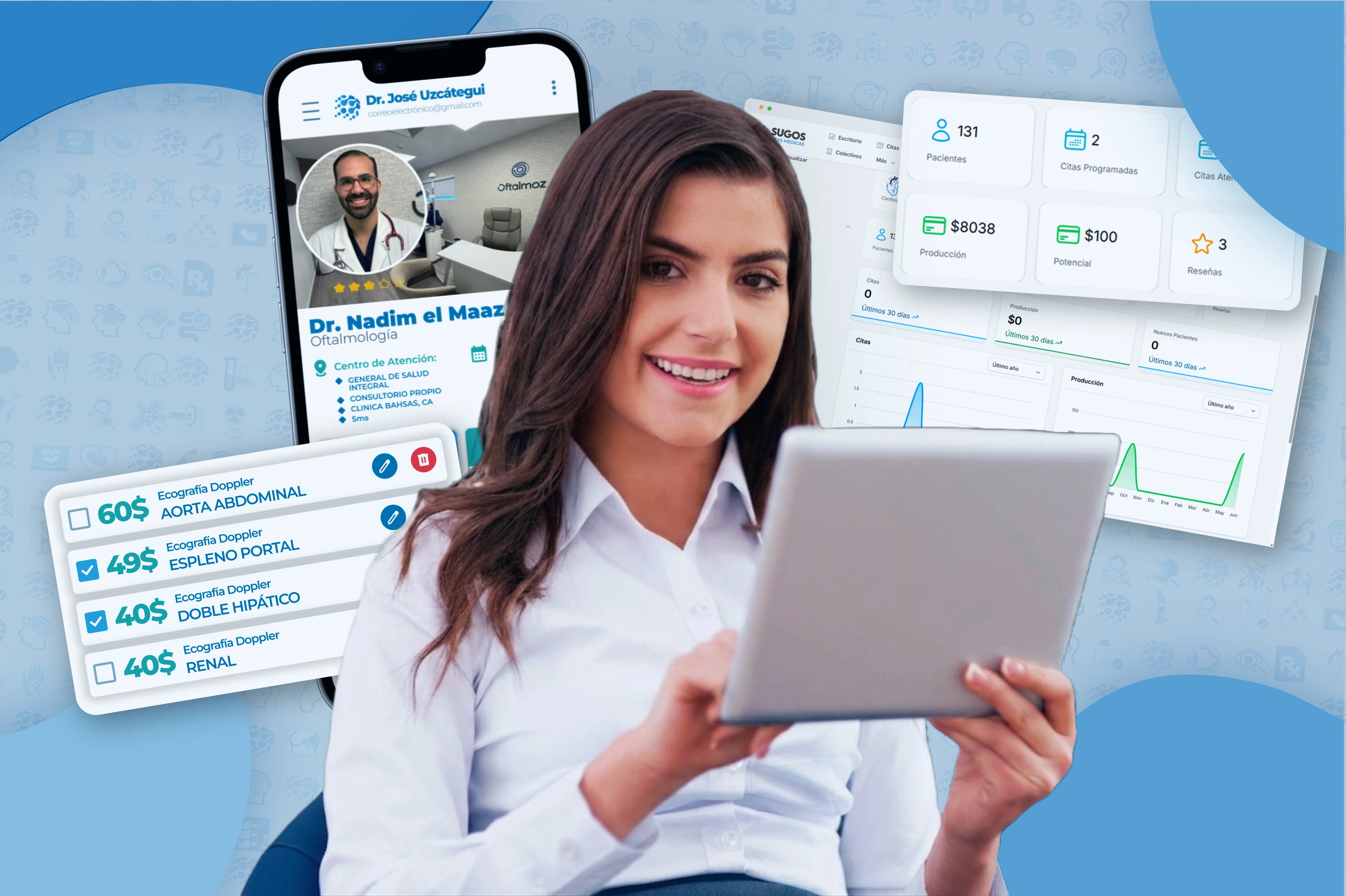 Servicios y tipos de consulta médica